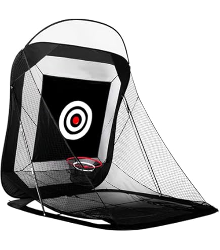 ♦️新品♦️ 【プロゴルファー監修】 ゴルフネットセット 屋内屋外兼用 折りたたみ式 Amazon.co.jp: 【プロゴルファー監修】 ゴルフネットセット 屋内